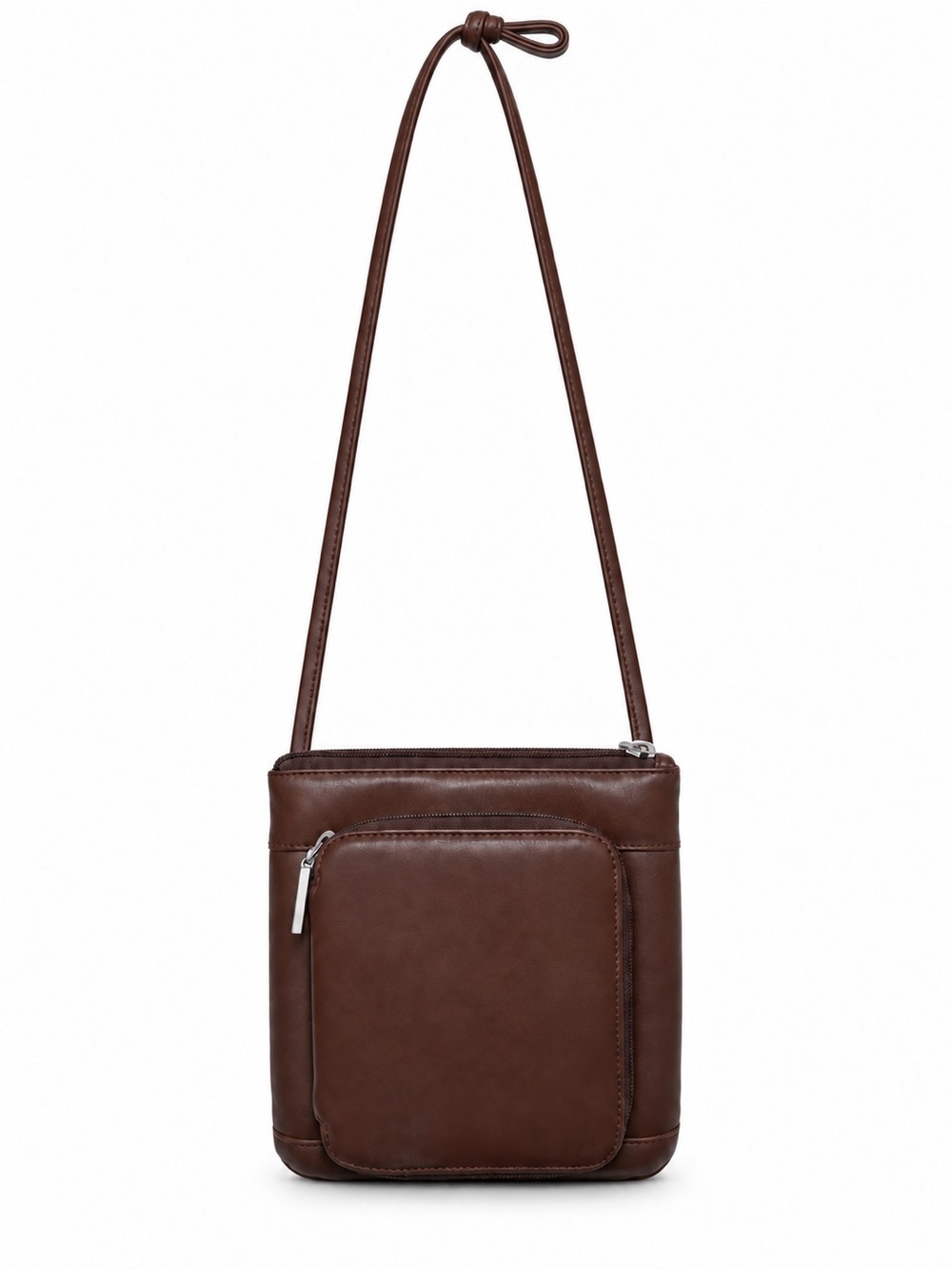 Vintage HOBO Brown Leather Crossbody Bag
